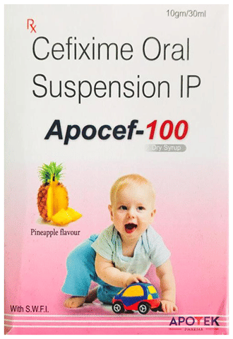Apocef 100 Dry Syrup Pineapple