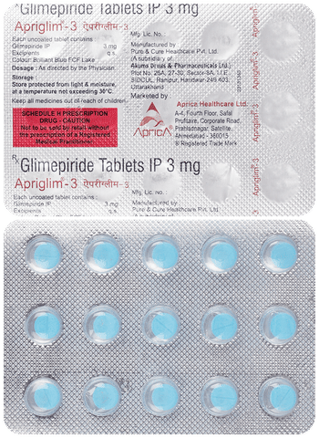 Apriglim 3 Tablet