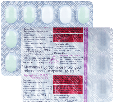 Apriglim-M 0.5 Tablet PR