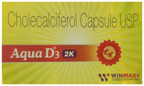Aqua D3 2K Soft Gelatin Capsule