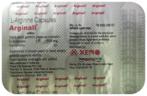 Arginall 500mg Capsule