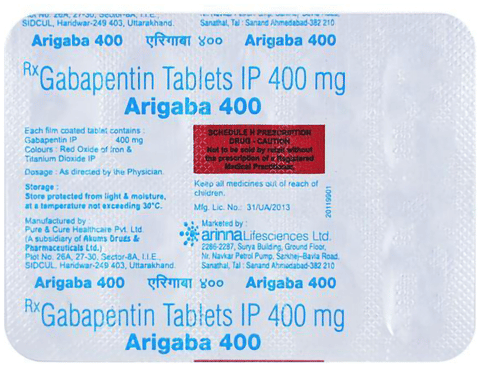 Arigaba 400mg Tablet