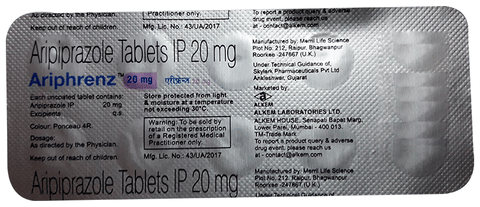 Ariphrenz 20mg Tablet
