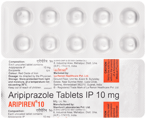 Aripiren 10mg Tablet