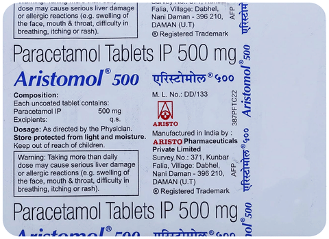 Aristomol 500mg Tablet
