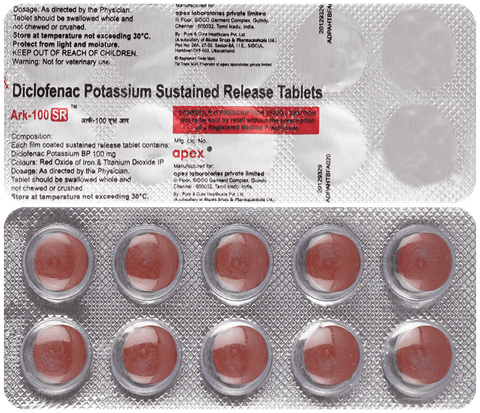 Ark 100mg Tablet SR