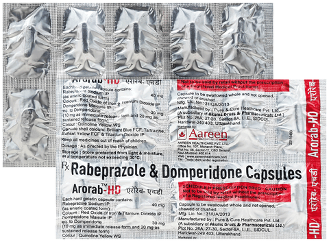 Arorab HD 30mg/40mg Capsule SR