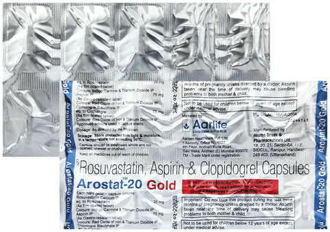 Arostat Gold 75mg/20mg/75mg Capsule