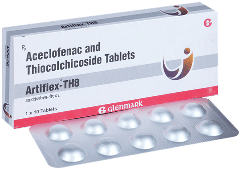 Artiflex TH 100mg/8mg Tablet