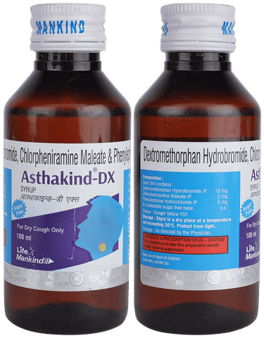 Asthakind-DX Syrup Sugar Free