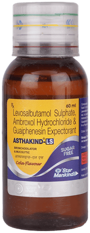 Asthakind-LS Expectorant Cola Sugar Free