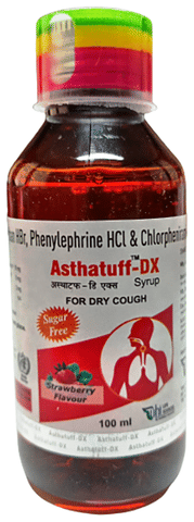 Asthatuff-DX Syrup Strawberry Sugar Free
