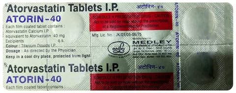 atorIN 40mg Tablet