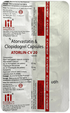 Atorlin-CV 20 Capsule