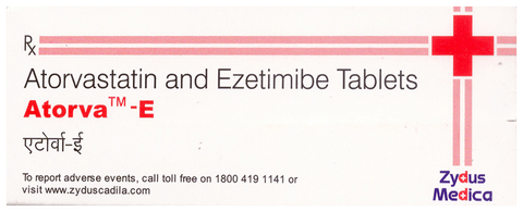 Atorva E 10mg/10mg Tablet