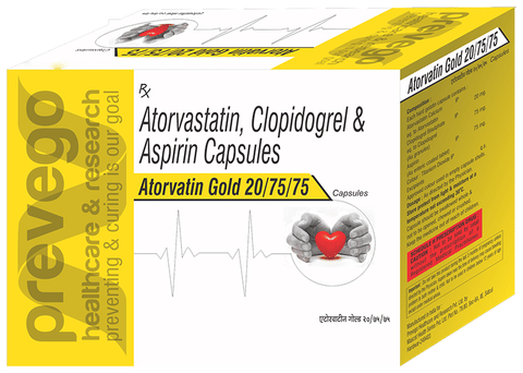 Atorvatin Gold 20/75/75 Capsule