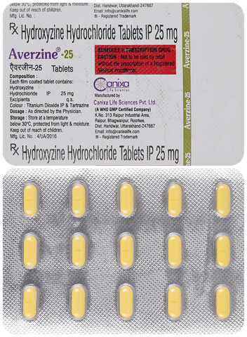Averzine 25mg Tablet