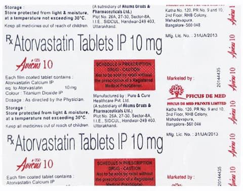 Avicus 10mg Tablet