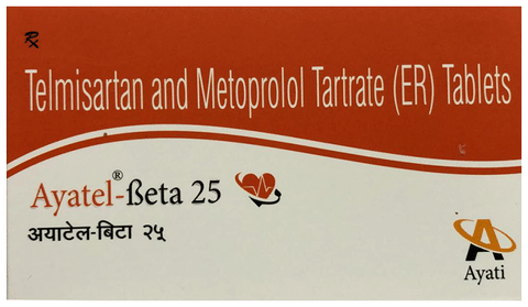 Ayatel Beta 40mg/25mg Tablet