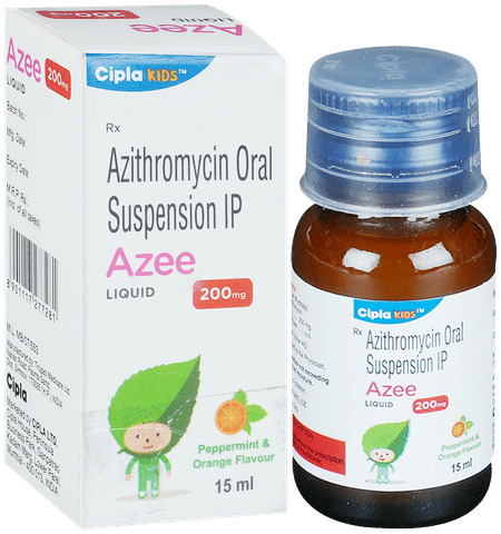 Azee 200 Liquid Peppermint & Orange