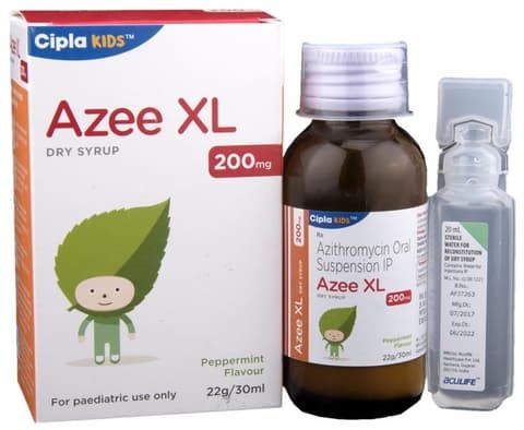 Azee XL 200mg Dry Syrup Peppermint