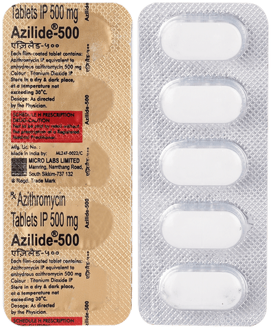 Azilide 500 Tablet