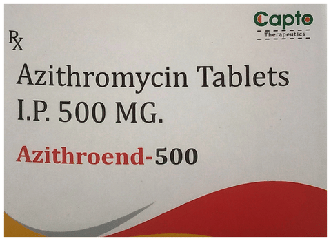 Azithroend 500 Tablet