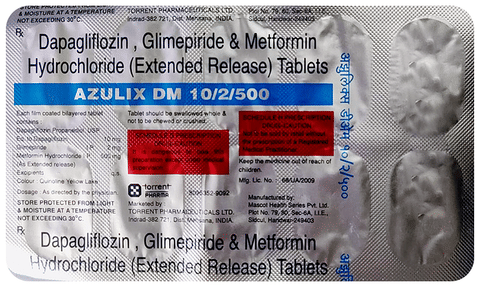 Azulix DM 10mg/2mg/500mg Tablet