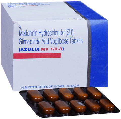 Azulix MV 1mg/500mg/0.3mg Tablet SR
