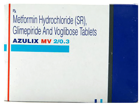 Azulix MV 2mg/500mg/0.3mg Tablet SR