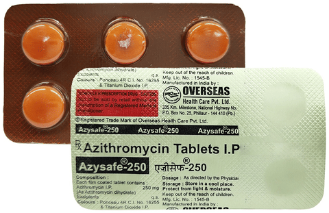 Azysafe 250mg Tablet