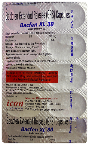 Bacfen XL 30 Capsule ER