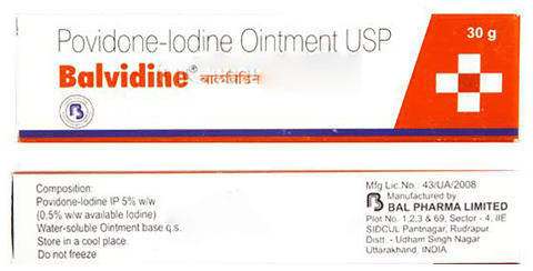 Balvidine 5% Ointment