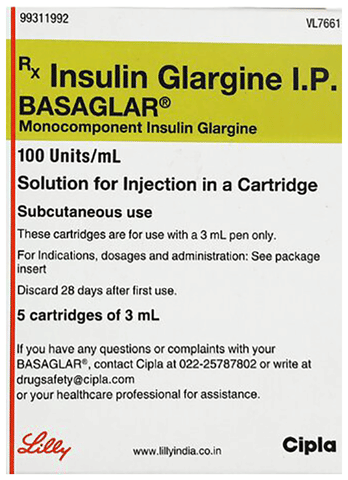 Basaglar 100 Units/ml Cartridge
