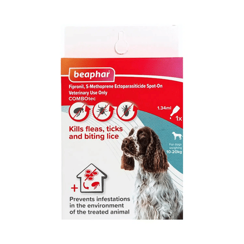 Beaphar Flea & Tick Spot On COMBOtec For Dogs 10-20kg Pet