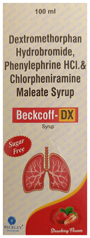 Beckcoff-DX Syrup Strawberry Sugar Free