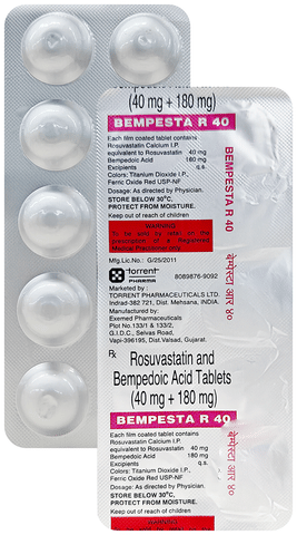 Bempesta R 180mg/40mg Tablet