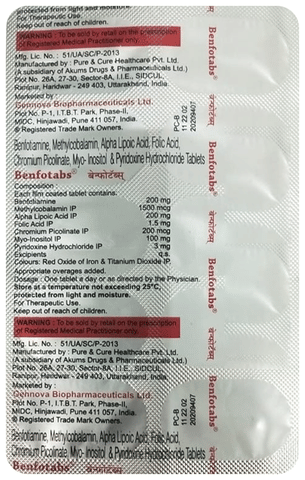 Benfotabs Tablet