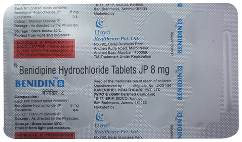 Benidin 8 Tablet