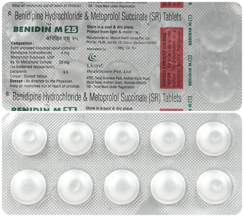 Benidin M 4mg/25mg Tablet SR