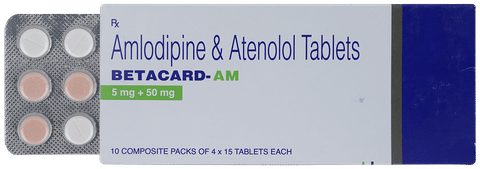 Betacard-AM 5mg/50mg Tablet