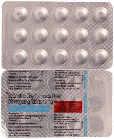 Betahans 16mg Tablet