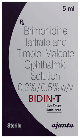 Bidin T Eye Drops BAK Free