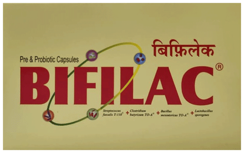 Bifilac Pre & Probiotic Capsule for Gut Health