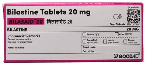Bilasaid 20 Tablet