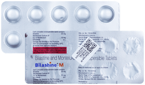 Bilashine M 20mg/10mg Tablet