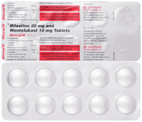 Bilazap M 20mg/10mg Tablet
