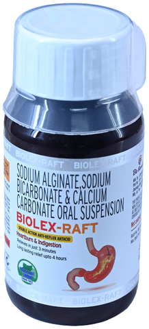 Biolex-Raft Oral Suspension Paan and Mint flavour Sugar Free