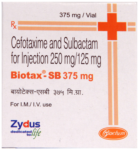 Biotax SB 250 mg/125 mg Injection