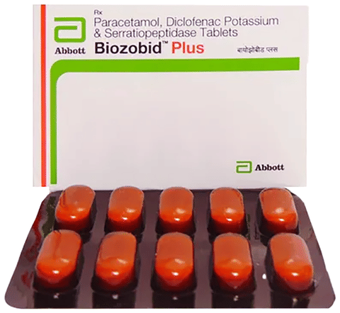 Biozobid Plus 50mg/325mg/10mg Tablet